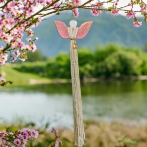 Anioł Szczęścia - Różowy Urok z Biżuterią