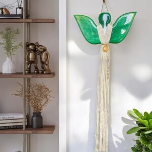 Anioł Szczęścia w Eleganckim Stylu - Zielona Oaza Spokoju