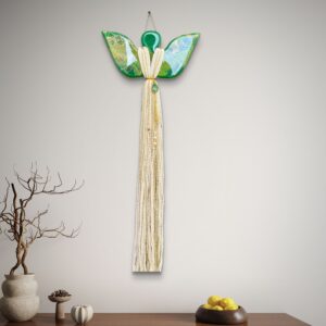 Anioł Szczęścia - Zielono-Złota Elegancja