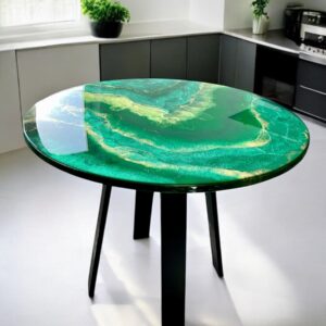 Designerski stół z żywicy epoksydowej - Elegancja i nowoczesność w Twoim wnętrzu