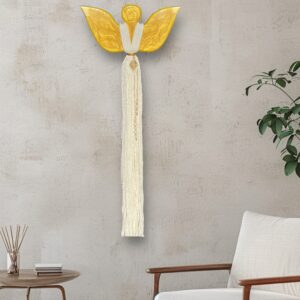 Złoty Anioł Szczęścia z Żywicy Epoksydowej – Niepowtarzalna Dekoracja