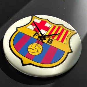 Zegar Ścienny FC Barcelona 30 cm – Ręcznie Wykonany Design Premium