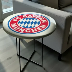 Stolik Kawowy FC Bayern Munchen  – Design, Pasja i Piłkarska Legendy w Twoim Salonie - 45 cm (Kopia)