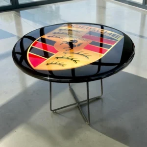 Stolik kawowy Porsche – ekskluzywny design i wyjątkowa jakość - średnica 60 cm, wys. 47 cm